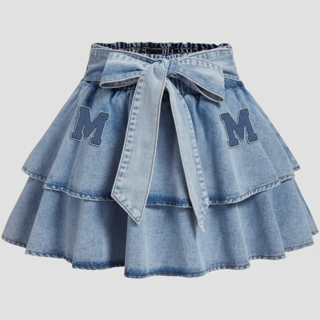 "MIRA MIRA" M Signature Kids & Teens Tiered Ruffle Skirt "MIRACLE'S FASHION)"