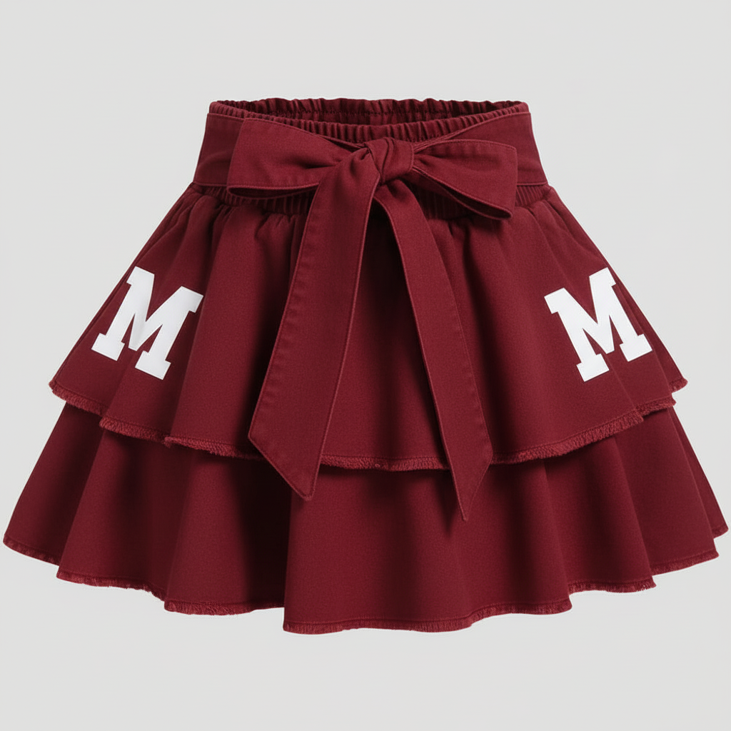 "MIRA MIRA" M Signature Kids & Teens Tiered Ruffle Skirt "MIRACLE'S FASHION)"