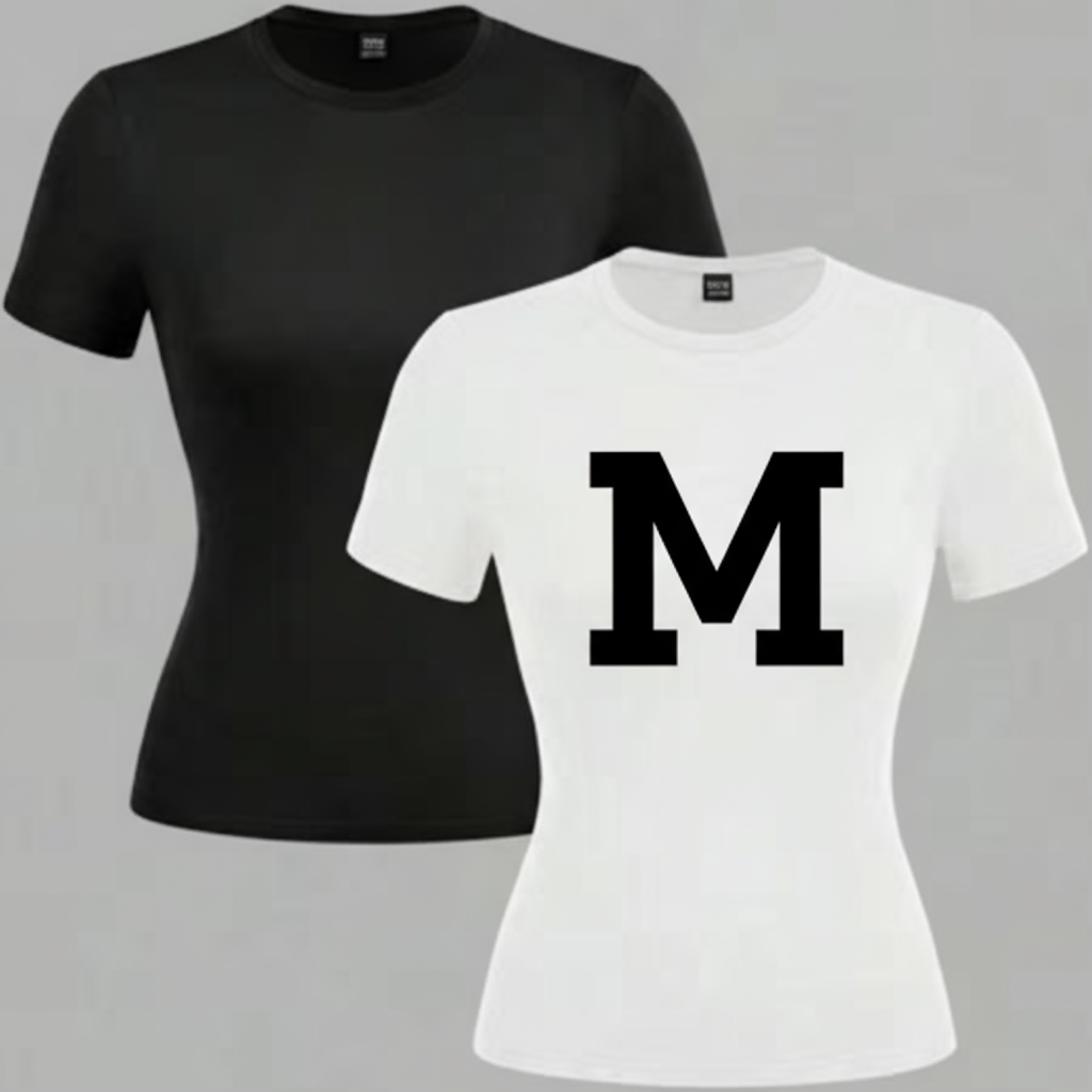"MIRA MIRA" M Signature Women Fitted T-Shirt "(MIRACLE'S FASHION)"