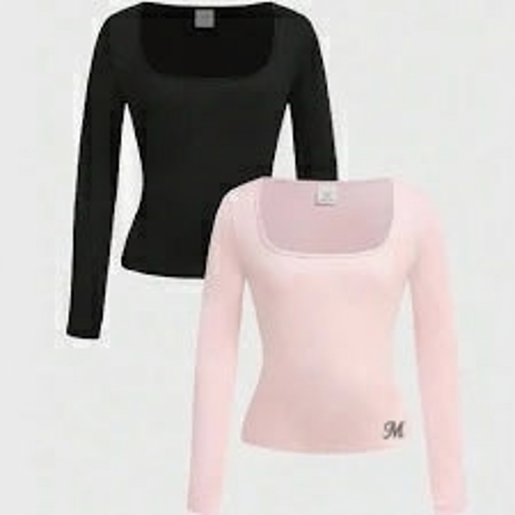 "MIRA MIRA" Women's M Signature Long Sleeve Fitted Top "(MIRACLE'S FASHION)"