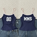 "MIRA MIRA" 80 MMS Navy Cami Top "(MIRACLE'S FASHION)"