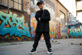 Kids Baggy Top - Black Street Style
