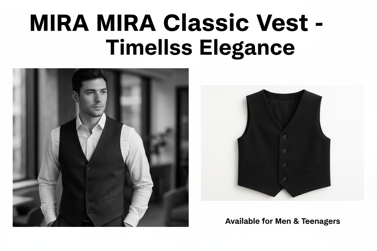 MIRA MIRA Classic Vest with Headline