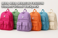 MIRA MIRA MIRACLE FASHION Student School Backpack