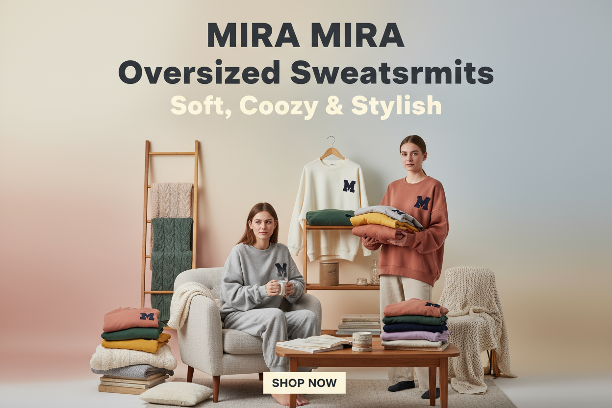 MIRA MIRA Oversized Sweatshirts promotional banner