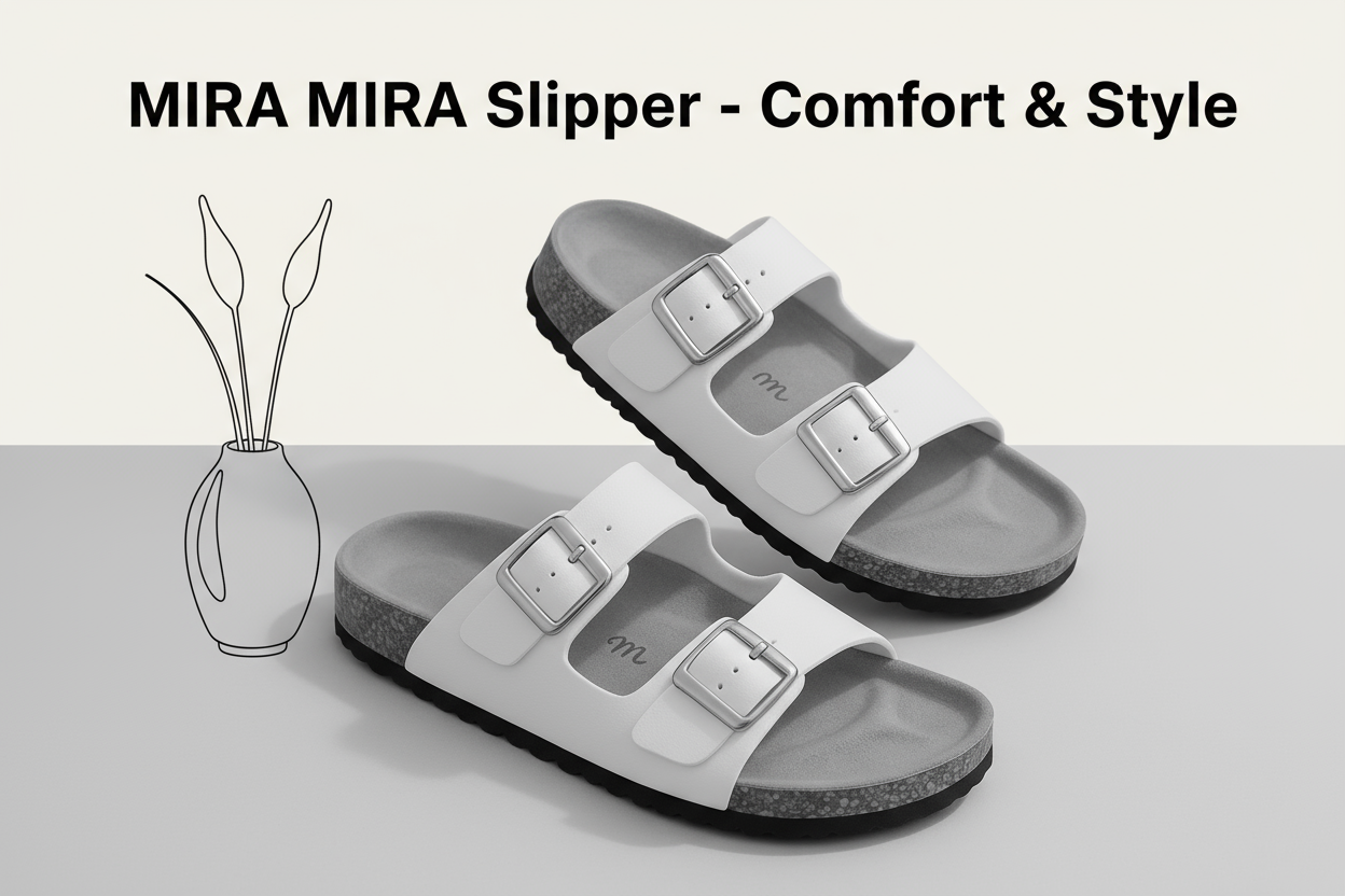 MIRA MIRA Slipper with Headline