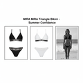 MIRA MIRA Triangle Bikini with Headline