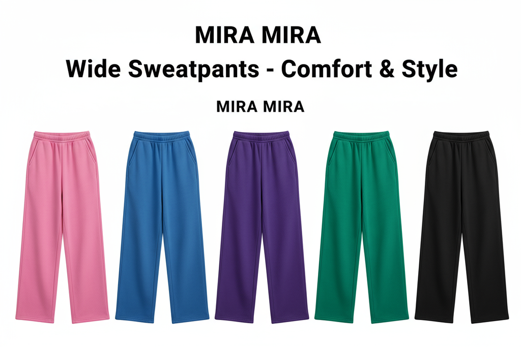 MIRA MIRA Wide Sweatpants - All Colors