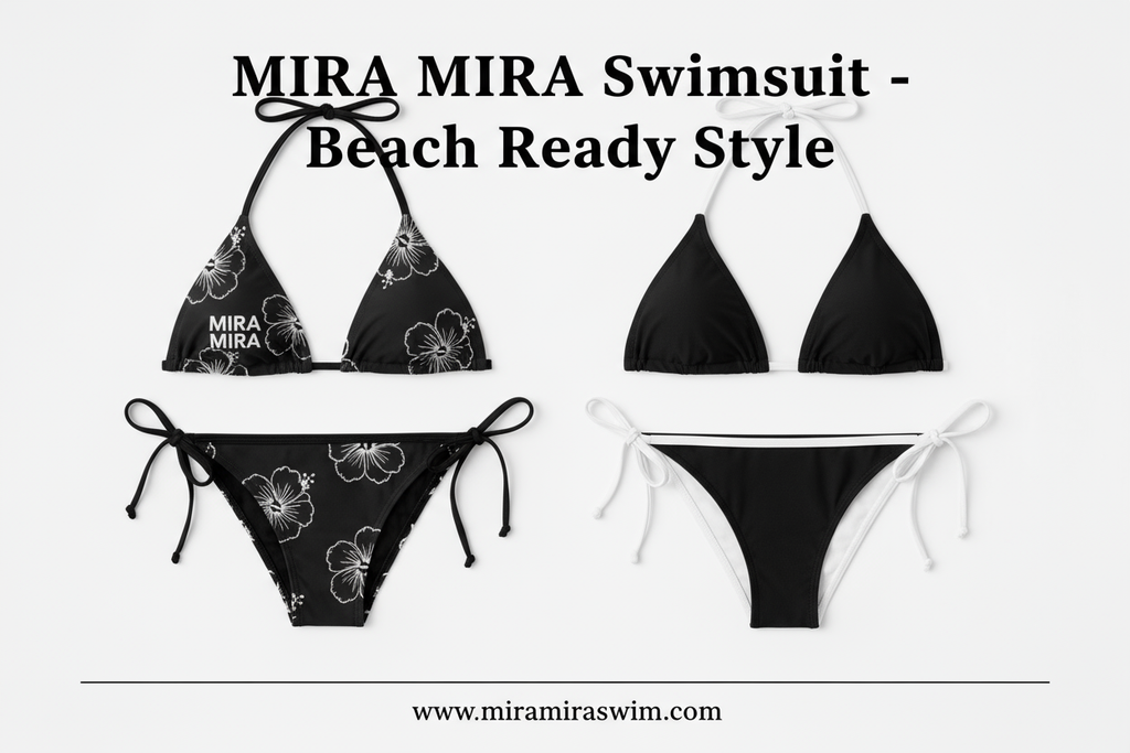 MIRA MIRA Women's Swimsuit with Headline