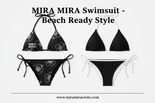 MIRA MIRA Women's Swimsuit with Headline