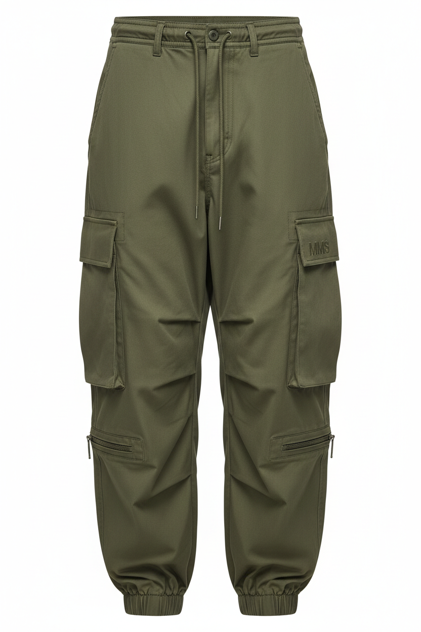 Olive green cargo pants