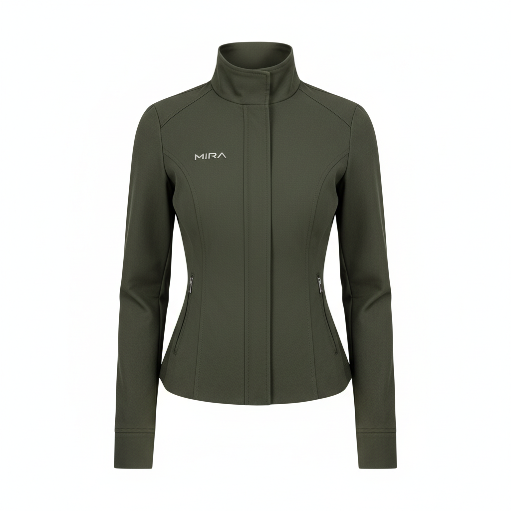 Olive green women's jacket