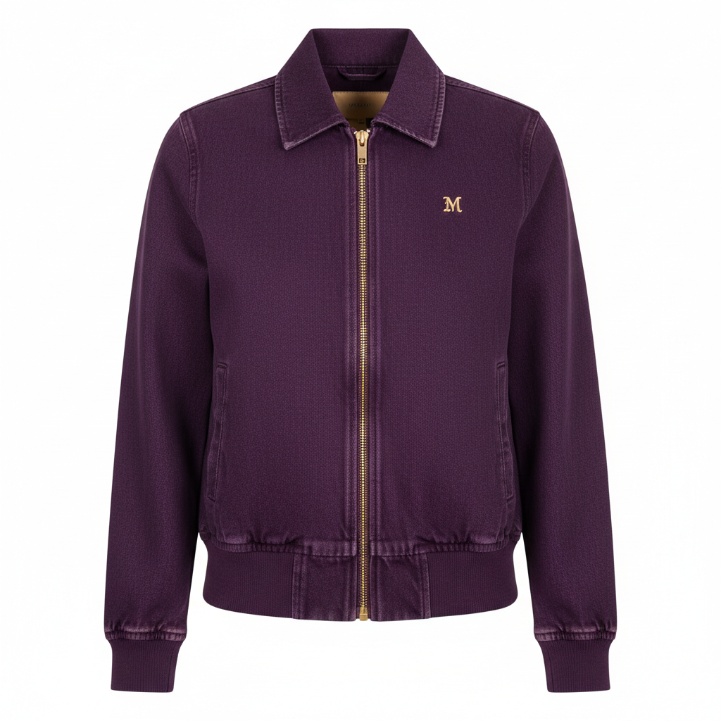 Purple M denim jacket