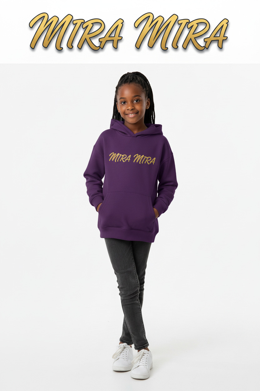 Purple MIRA MIRA Kids Hoodie