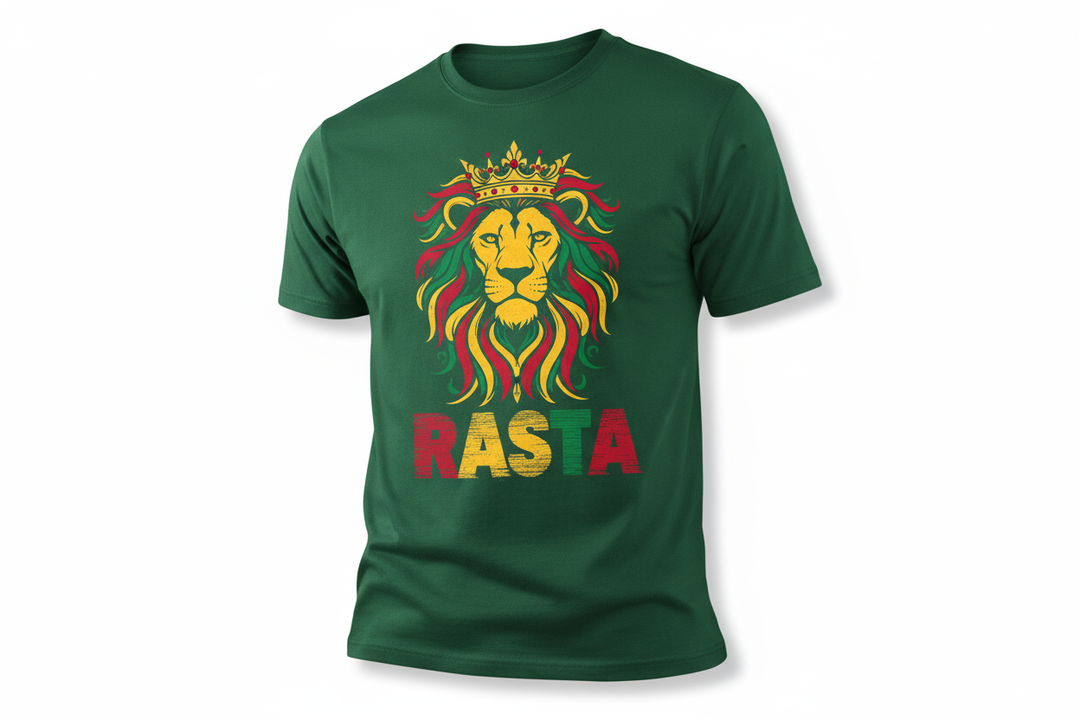 Rasta T-Shirt with Lion of Judah