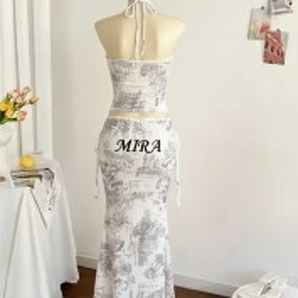 White dress with MIRA