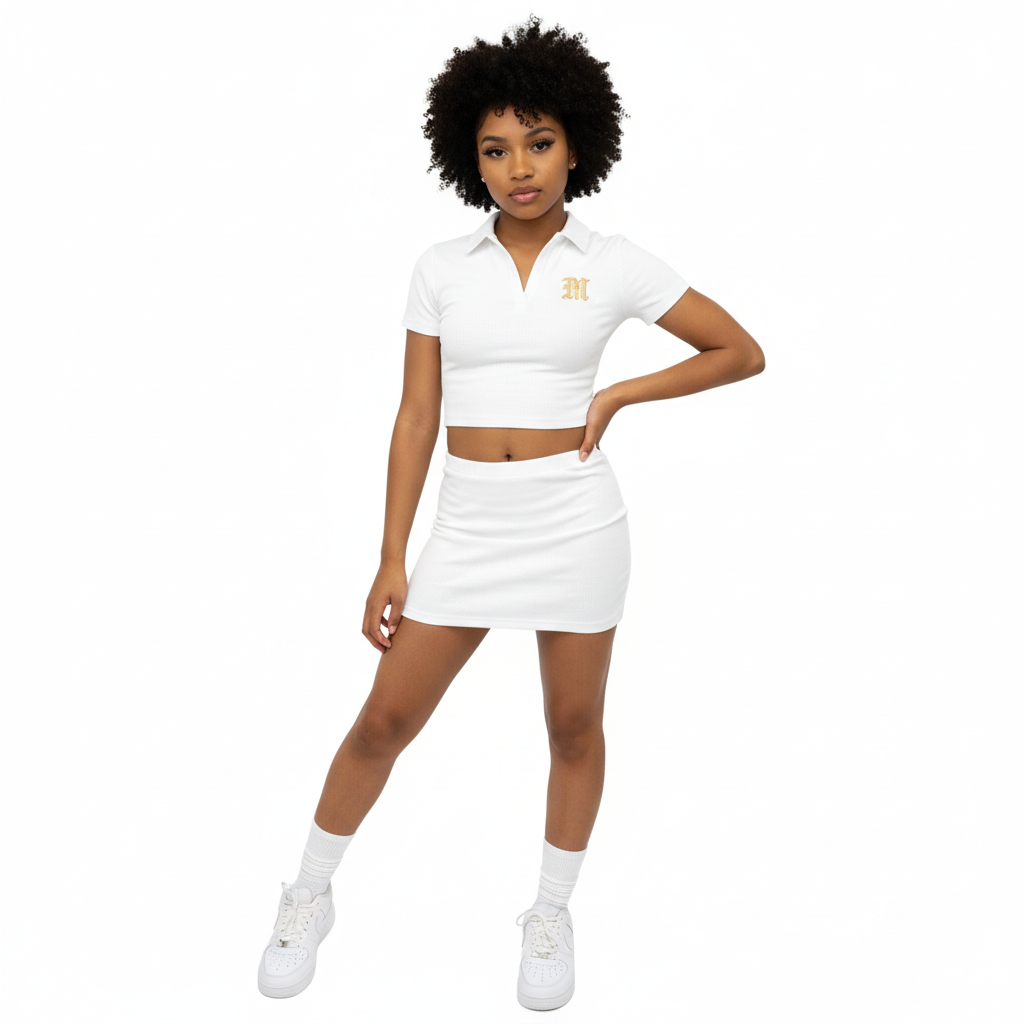 White M matching set