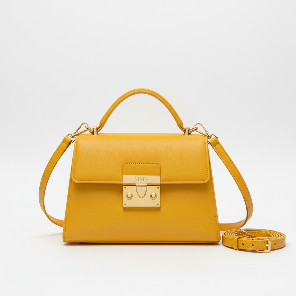 Yellow handbag