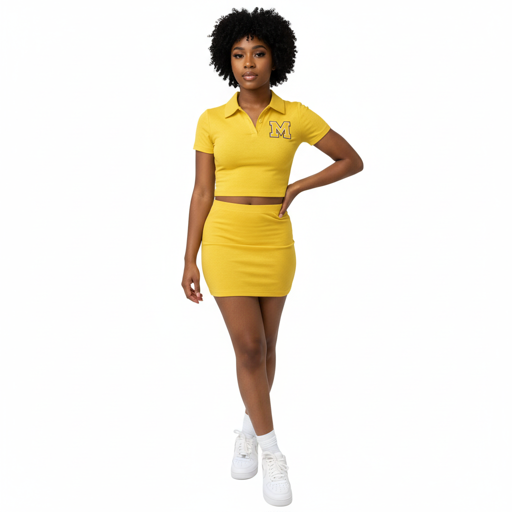 Yellow M matching set